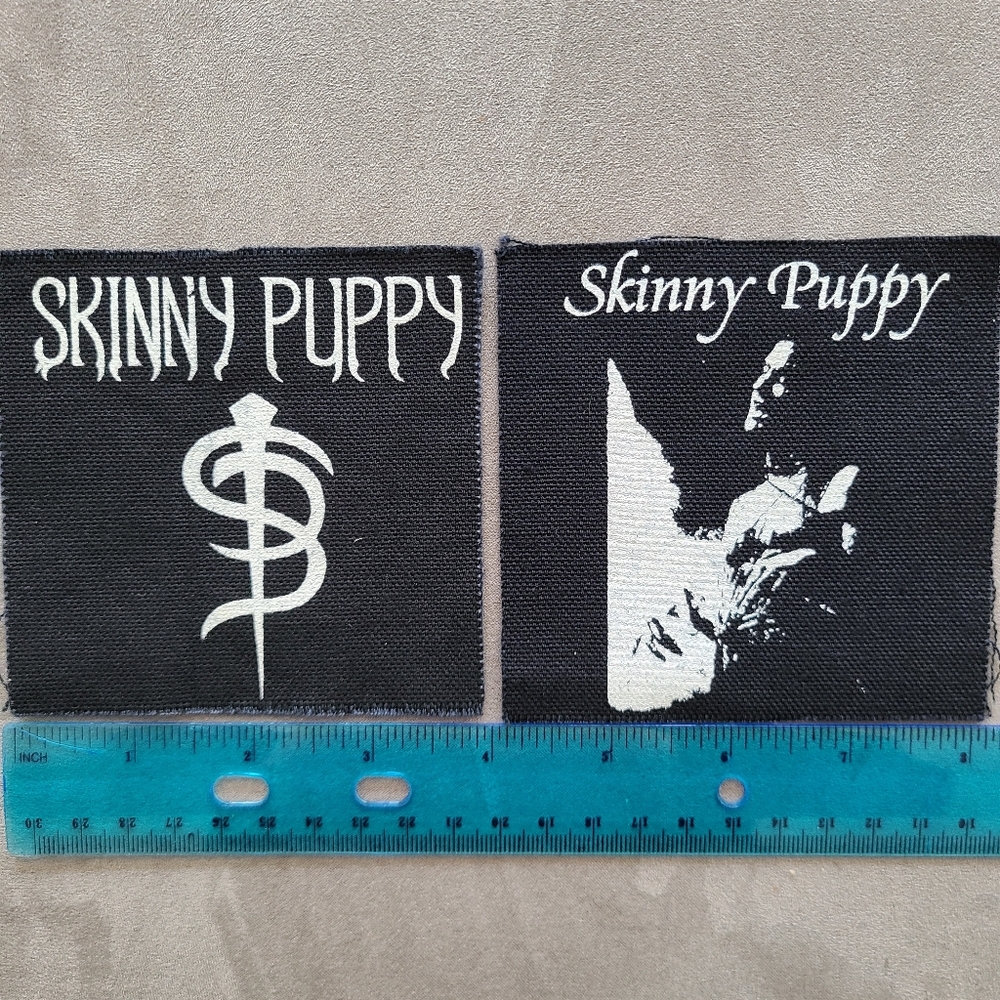 Skinny Puppy Canvas Patches